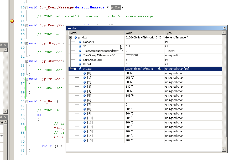 C Code Interface: Object Names, Debugging, and Common Mistakes | 3.9.21 ...
